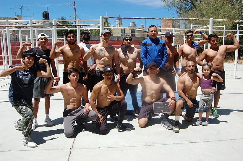 DESARROLLAN COMPETENCIA DE CALISTENIA EN JEREZ