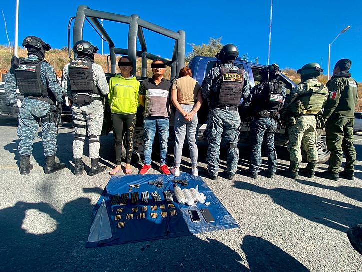 DESARTICULAN A CÉLULA DELINCUENCIAL EN GUADALUPE; HAY TRES DETENIDOS