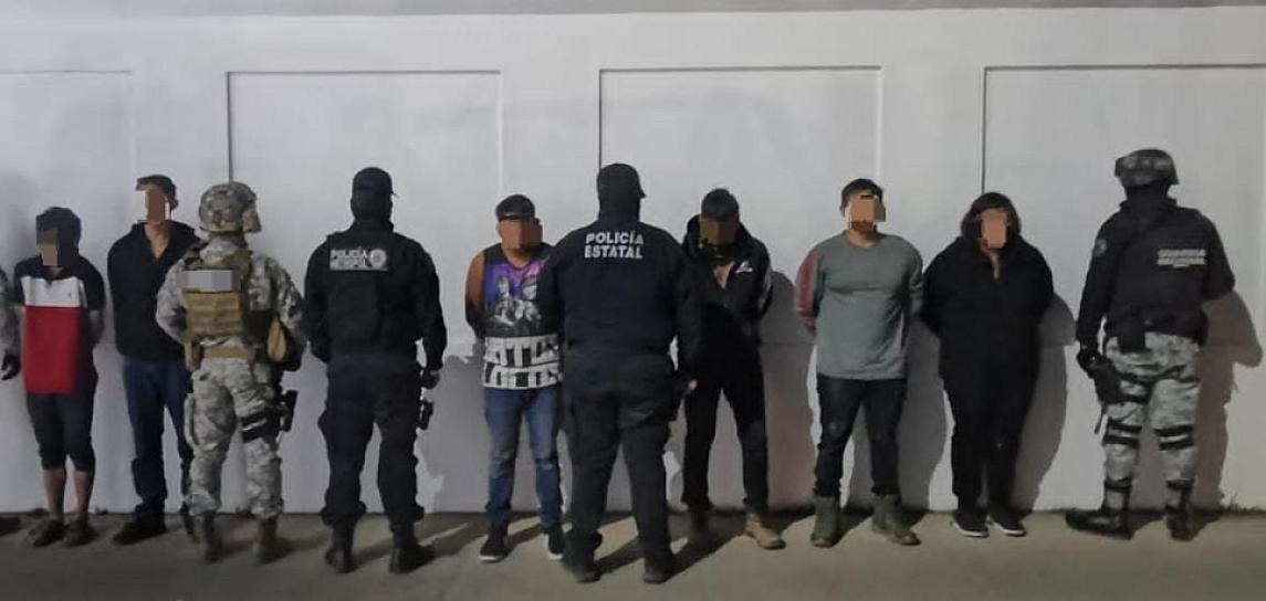 DESARTICULAN FUERZAS DE SEGURIDAD A CÉLULA DELICTIVA EN GUADALUPE 