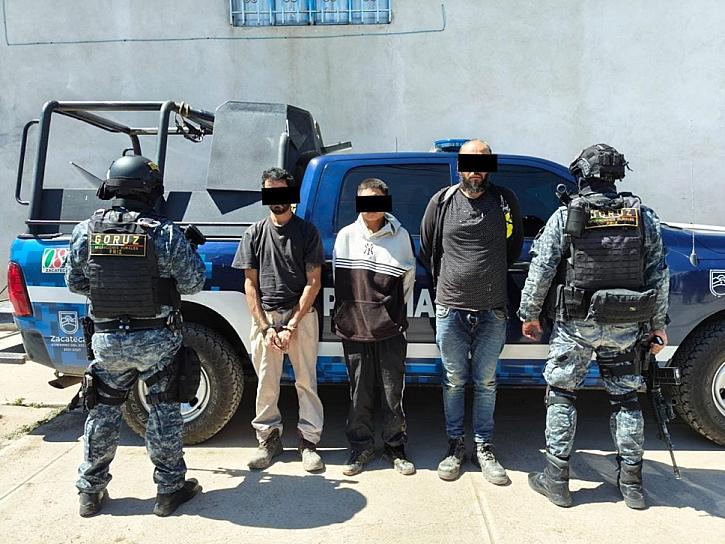 DESARTICULAN CÉLULA DELINCUENCIAL EN CUAUHTÉMOC; HAY TRES DETENIDOS