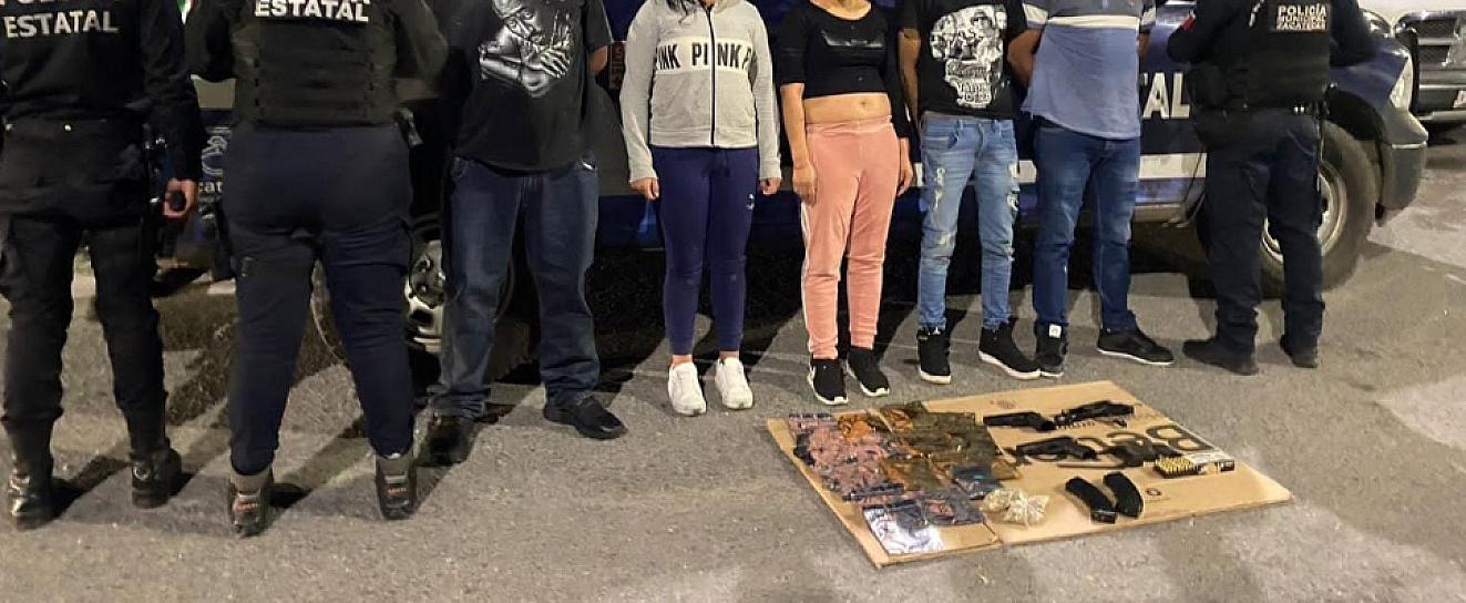 DESARTICULAN FUERZAS DE SEGURIDAD CÉLULA CRIMINAL EN GUADALUPE; HAY CINCO DETENIDOS 