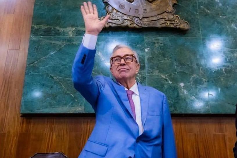 DESCARTA RUBÉN ROCHA RENUNCIA POR VIOLENCIA EN SINALOA