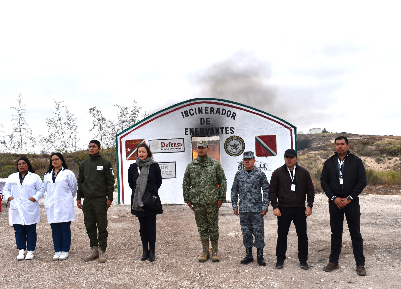 INCINERA FISCALÍA GENERAL DE JUSTICIA DEL ESTADO NARCÓTICOS DECOMISADOS EN ZACATECAS