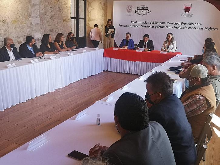 DESCONOCEN INCIDENCIA DE VIOLENCIA DE GÉNERO EN FRESNILLO... ANUNCIAN CREACIÓN DE SISTEMA MUNICIPAL PARA PREVENIR Y SANCIONAR LOS CASOS