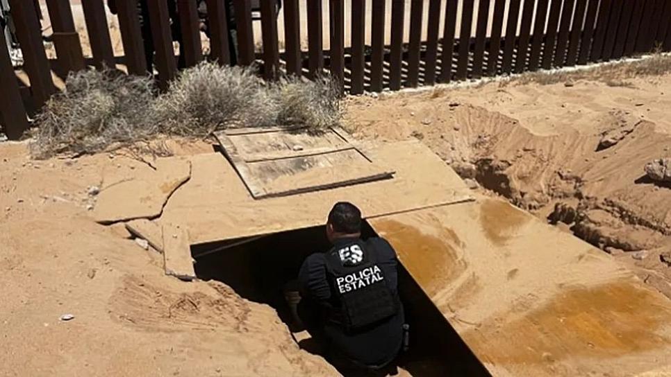 DESCUBREN NARCOTÚNEL BAJO EL MURO FRONTERIZO ENTRE MÉXICO Y EU