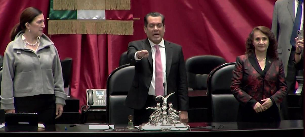 DESIGNAN A SERGIO GUTIÉRREZ LUNA COMO PRESIDENTE DE LA CÁMARA DE DIPUTADOS