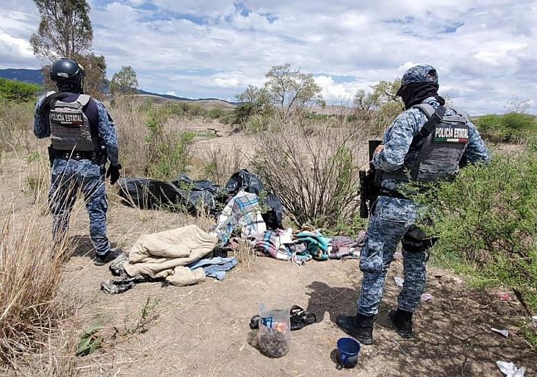 DESMANTELAN CAMPAMENTO DE GRUPO DELINCUENCIAL EN JEREZ 