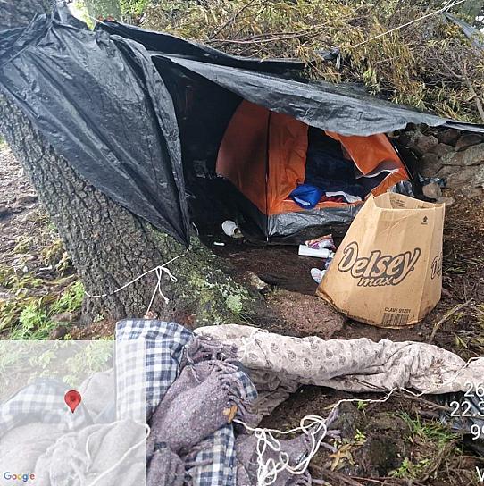 DESMANTELAN FUERZAS DE SEGURIDAD CAMPAMENTO DELINCUENCIAL EN VILLANUEVA