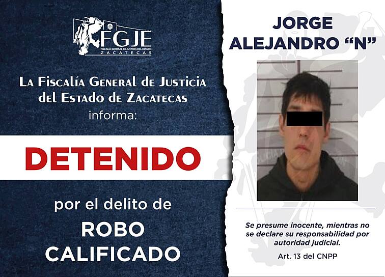 CUMPLIMENTA FGJEZ ÓRDENES CONTRA SEIS PERSONAS EN 24 HORAS