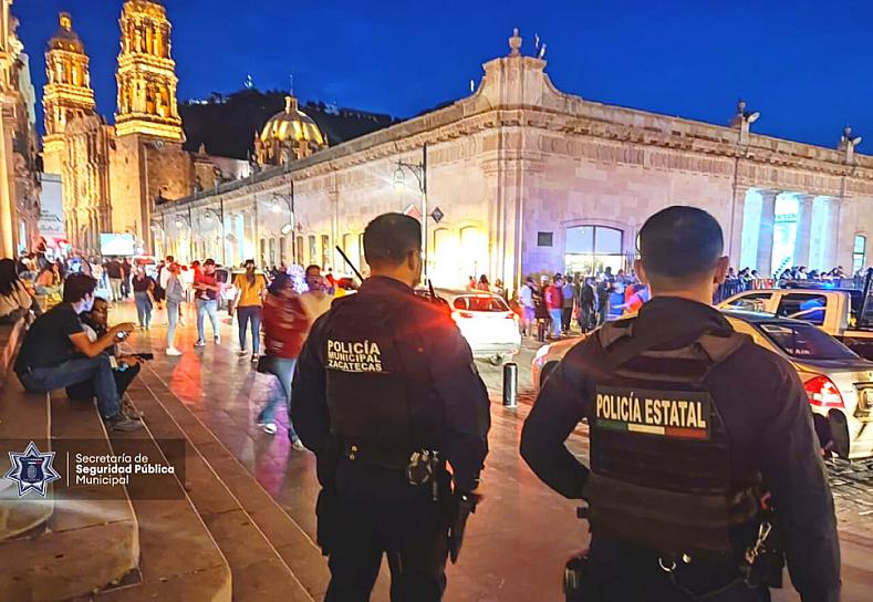 DESPLIEGAN OPERATIVO POR EL FESTIVAL DEL FOLCLOR
