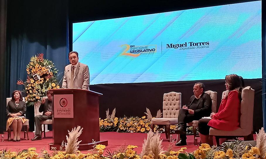 DESTACA MIGUEL TORRES SU PARTICIPACIÓN COMO DIPUTADO FEDERAL A FAVOR DE ZACATECAS 