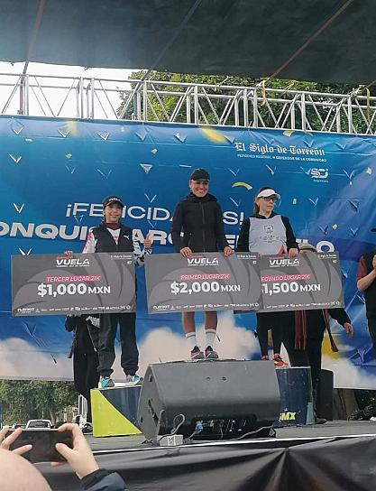 DESTACAN DEPORTISTAS DE JUAN ALDAMA EN CARRERA EN TORREÓN