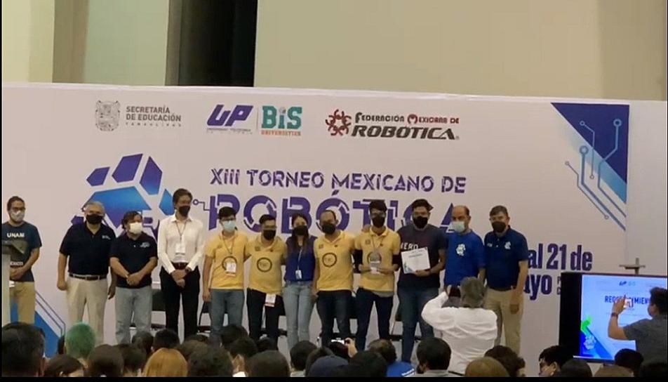 DESTACA PARTICIPACIÓN DE LA UAZ EN TORNEO MEXICANO DE ROBÓTICA 2022