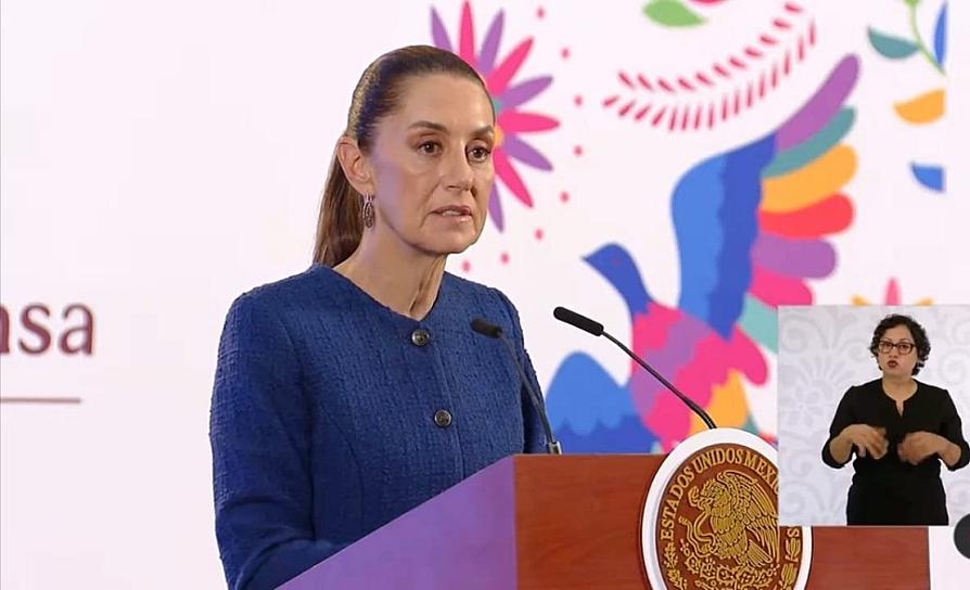 DESTACA SHEINBAUM DISMINUCIÓN DE HOMICIDIOS EN ZACATECAS 