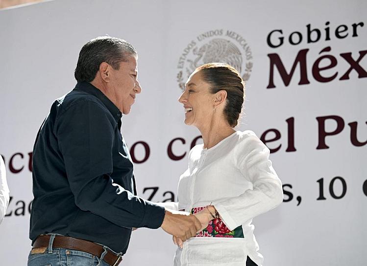 DESTACA SHEINBAUM ESTRATEGIA DE SEGURIDAD EN ZACATECAS
