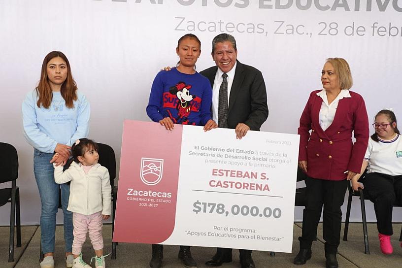 DESTINAN MÁS DE 86 MDP PARA LA EDUCACIÓN ZACATECANA