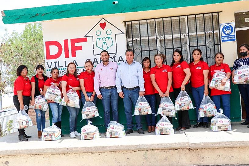 DESTINA SEDIF APOYOS ALIMENTARIOS EN VILLA GARCÍA