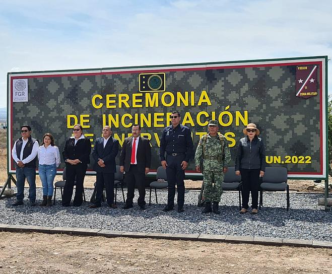 DESTRUYEN NARCÓTICOS RELACIONADOS CON DIVERSOS DELITOS