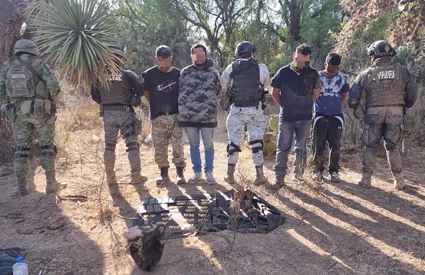 DETIENEN A 4 PERSONAS EN VILLA HIDALGO