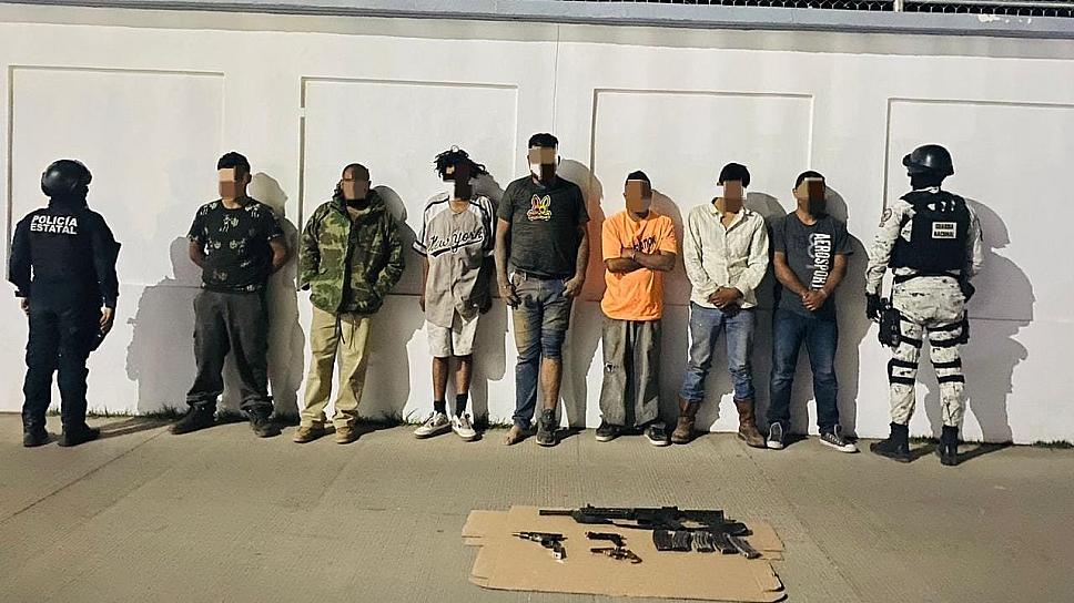DETIENEN A 7 GENERADORES DE VIOLENCIA EN OJOCALIENTE 