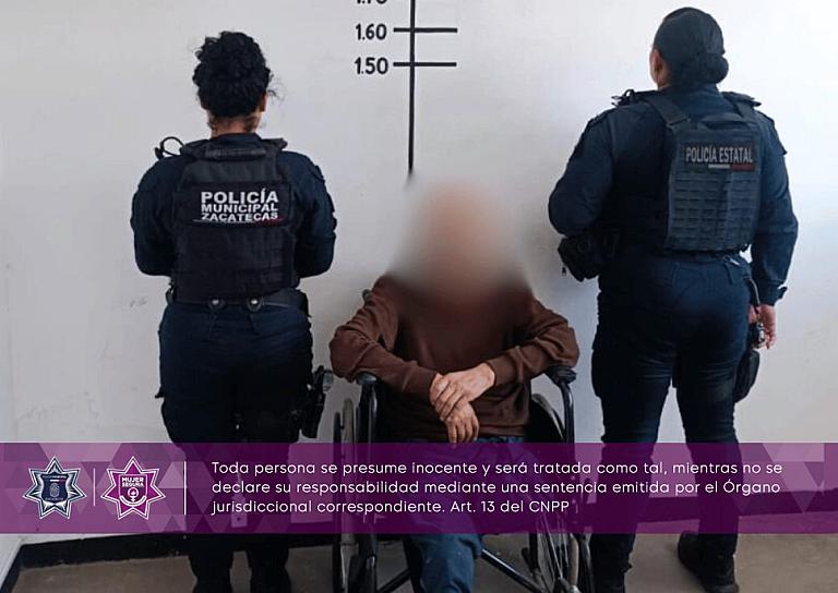 DETIENEN A ABUELITO AGRESOR EN LA COLONIA FELIPE ÁNGELES