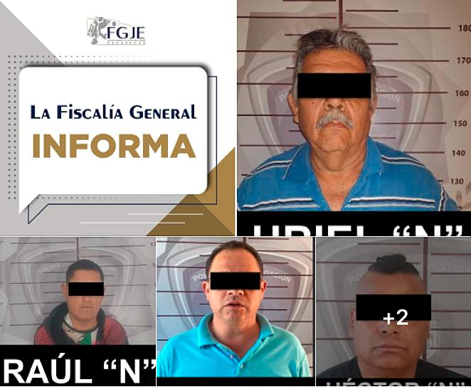 Detienen a cinco personas por diversos delitos