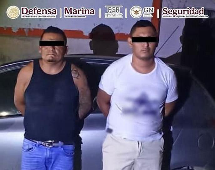 Detienen a dos hombres en posesión un arma de fuego larga; formaban parte de la célula delictiva generadora de violencia en la zona