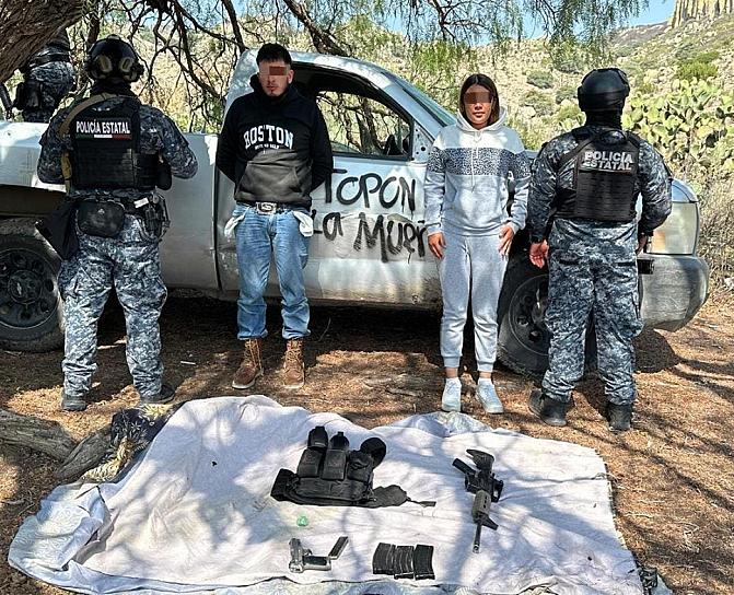 DETIENEN A DOS PROBABLES GENERADORES DE VIOLENCIA EN PINOS