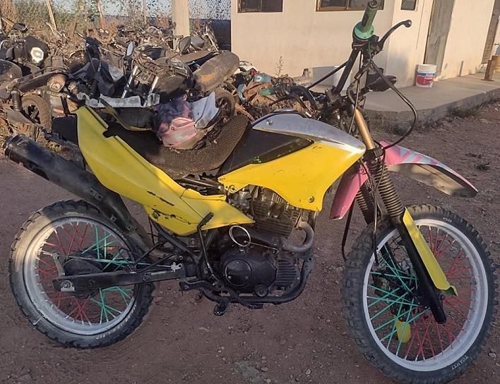 Detienen a Fabián “N”, conducía una moto robada