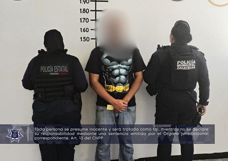 DETIENEN A HOMBRE POR DELITO DE VIOLENCIA FAMILIAR