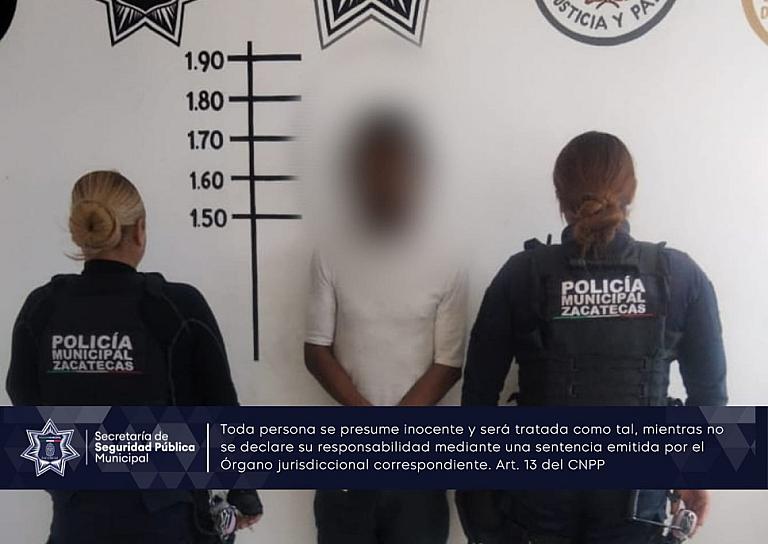 DETIENEN A HOMBRE POR VIOLENTAR A SU EXPAREJA 