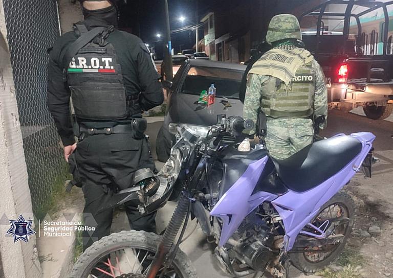 DETIENEN A JOVEN EN JARDINES DEL SOL POR ROBAR UNA MOTO 