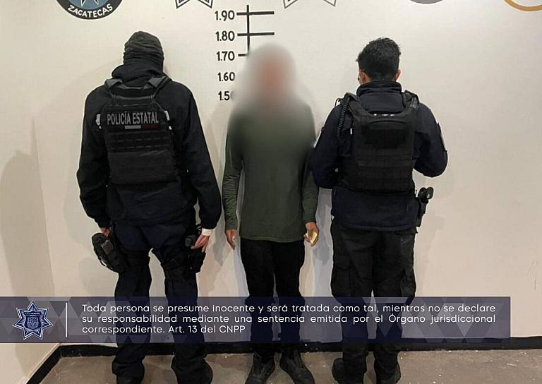 Detienen a líder de banda que robó más de 30 comercios en Zacatecas