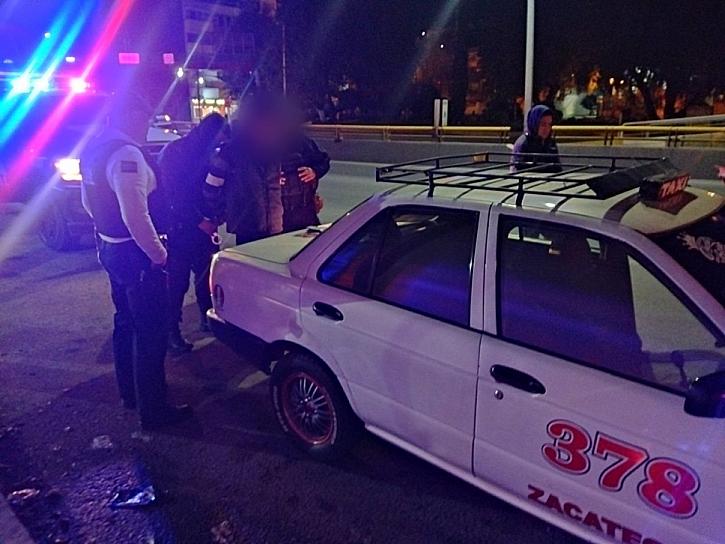 DETIENEN A TAXISTA EN ZACATECAS