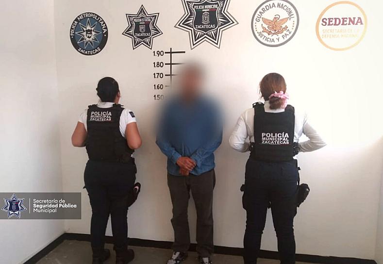 DETIENEN A RODOLFO POR VIOLENCIA FAMILIAR 
