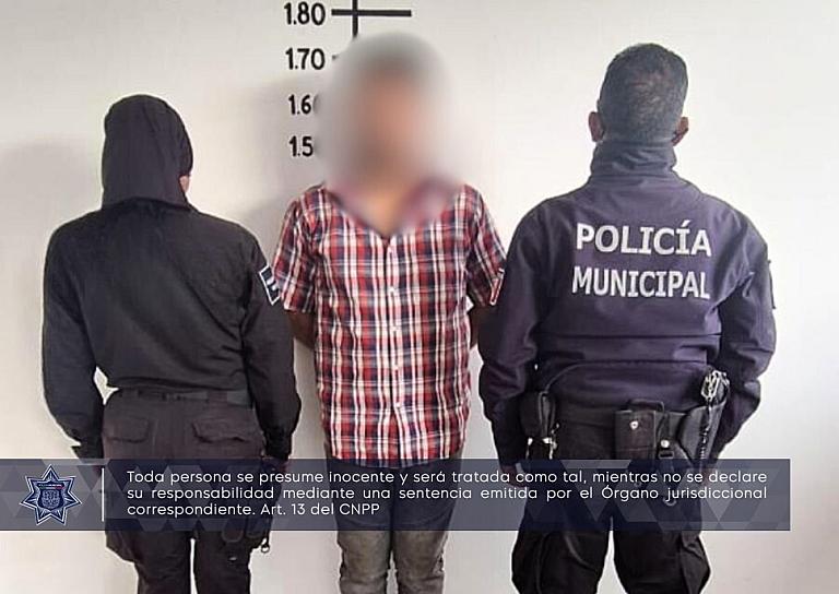 DETIENEN A SUJETO POR ROBO A COMERCIO EN EL CENTRO HISTÓRICO