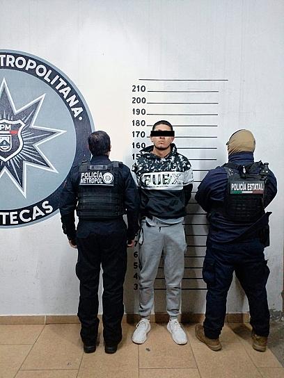 DETIENEN A UNA PERSONA POR NARCOMENUDEO EN GUADALUPE