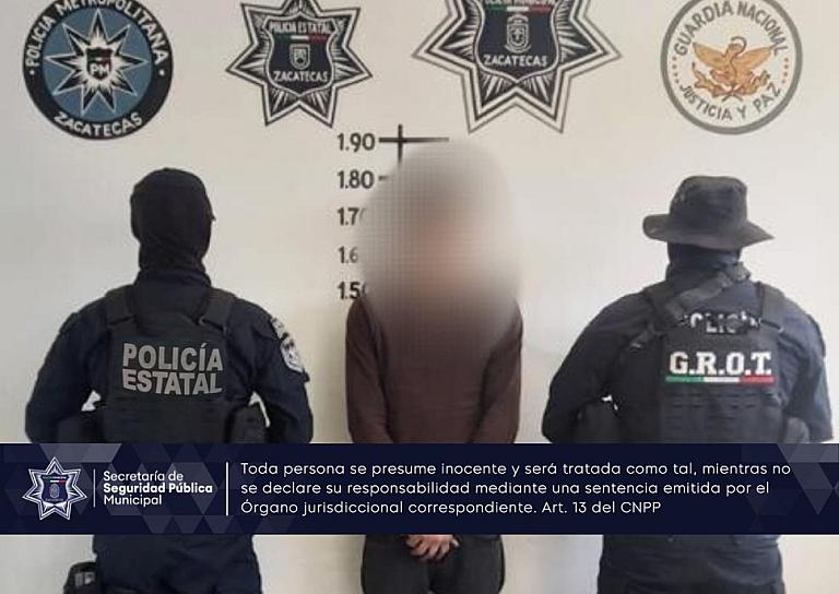 DETIENEN A UN HOMBRE EN LA CAPITAL POR NARCOMENUDEO 