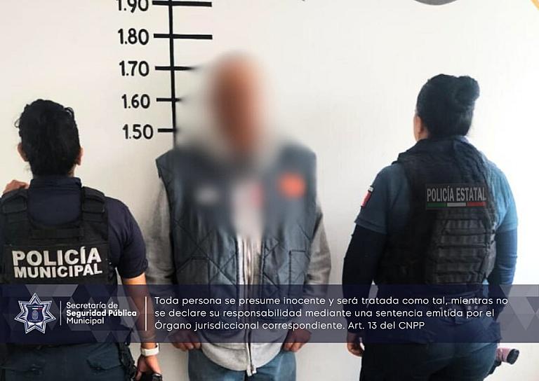 DETIENEN A UN HOMBRE POR ROBAR LÁMPARAS DEL ALUMBRADO PÚBLICO EN LA CAPITAL