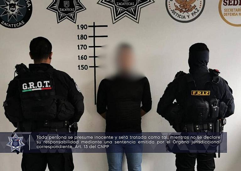 DETIENEN A UN HOMBRE POR VIOLENCIA FAMILIAR, LESIONES Y NARCOMENUDEO, EN LA ALMA OBRERA