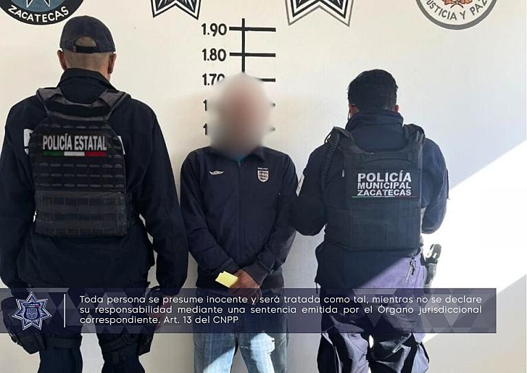 Detienen a un sujeto con dos ordenes de aprehensión por violencia familiar y lesiones 