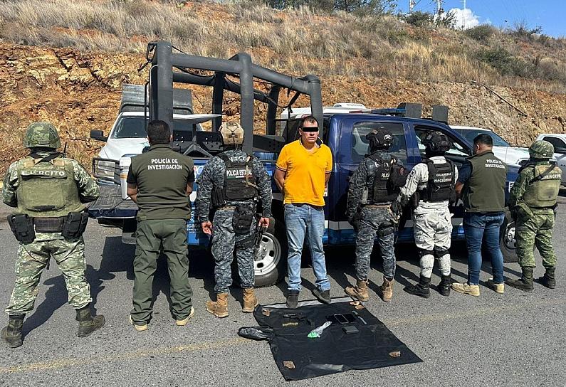DETIENEN FUERZAS A PROBABLE LÍDER DE UNA CÉLULA DELINCUENCIAL