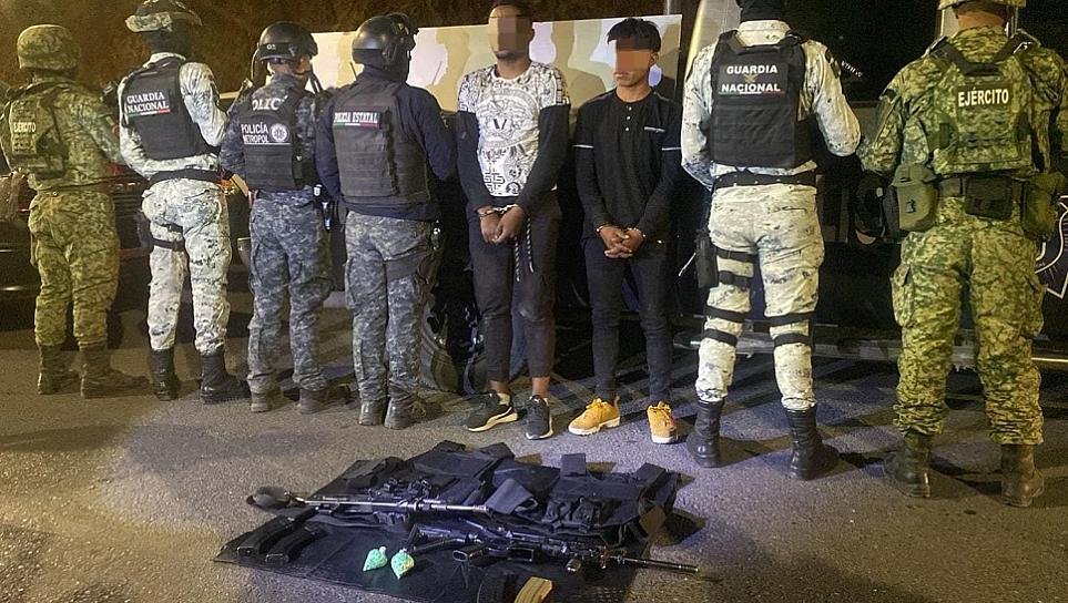 DETIENEN FUERZAS DE SEGURIDAD A PROBABLES GENERADORES DE VIOLENCIA EN PINOS 