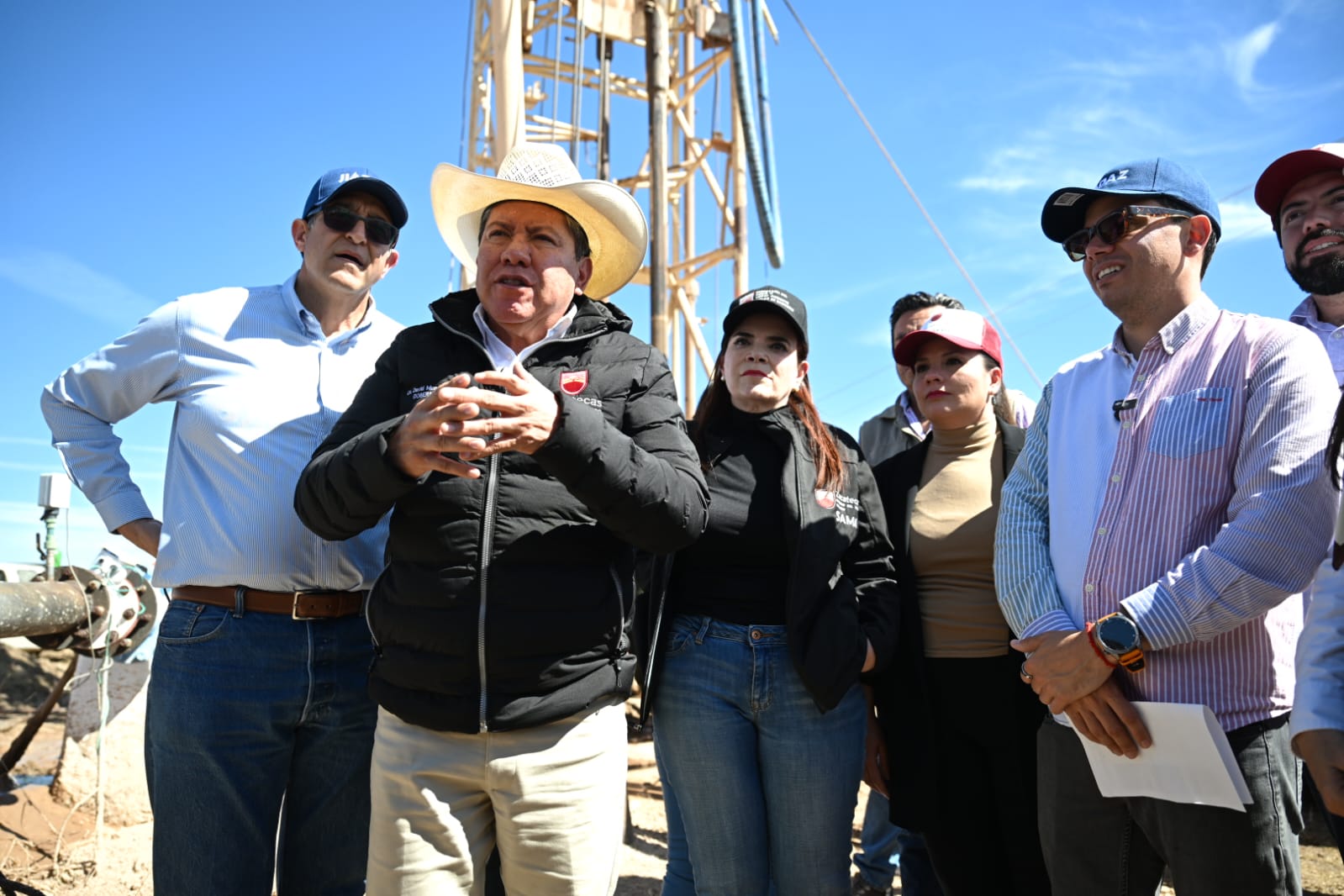 ANUNCIA GOBERNADOR DAVID MONREAL PERFORACIÓN DE 10 POZOS DE AGUA DURANTE 2026, AÑO DEL PROGRESO