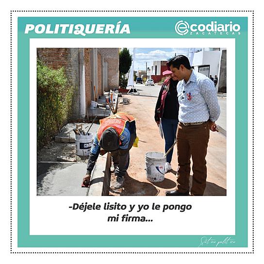 -Déjele lisito y yo le pongo mi firma...