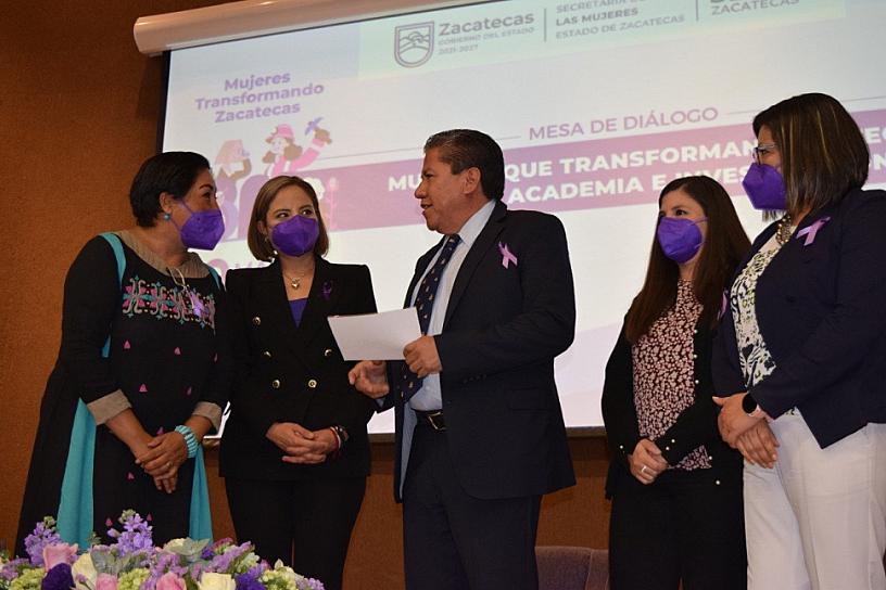 MANIFIESTA GOBERNADOR DAVID MONREAL COMPROMISO DE LA NUEVA GOBERNANZA POR LA EQUIDAD Y OPORTUNIDADES PARA LAS MUJERES   
