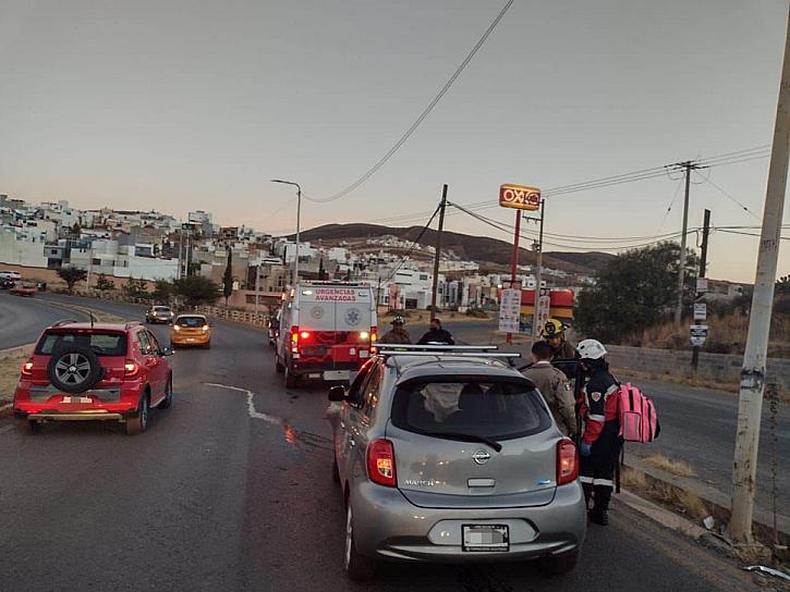 ACCIDENTE VEHICULAR POR ALCANCE SOBRE CALZADA SOLIDARIDAD