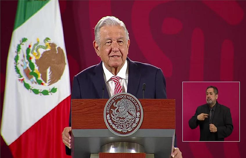  ASEGURA AMLO QUE SON POCAS LAS COMUNIDADES Y PUEBLOS DESPLAZADOS POR EL CRIMEN ORGANIZADO 