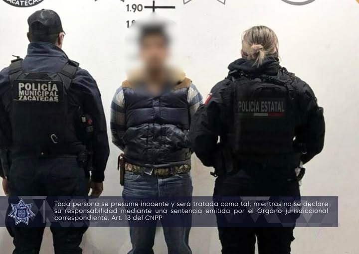 SE ESTAMPA JOVEN EN UNA AGENCIA Y ES DETENIDO