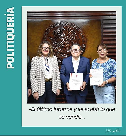 -El último informe y se acabó lo que se vendía...